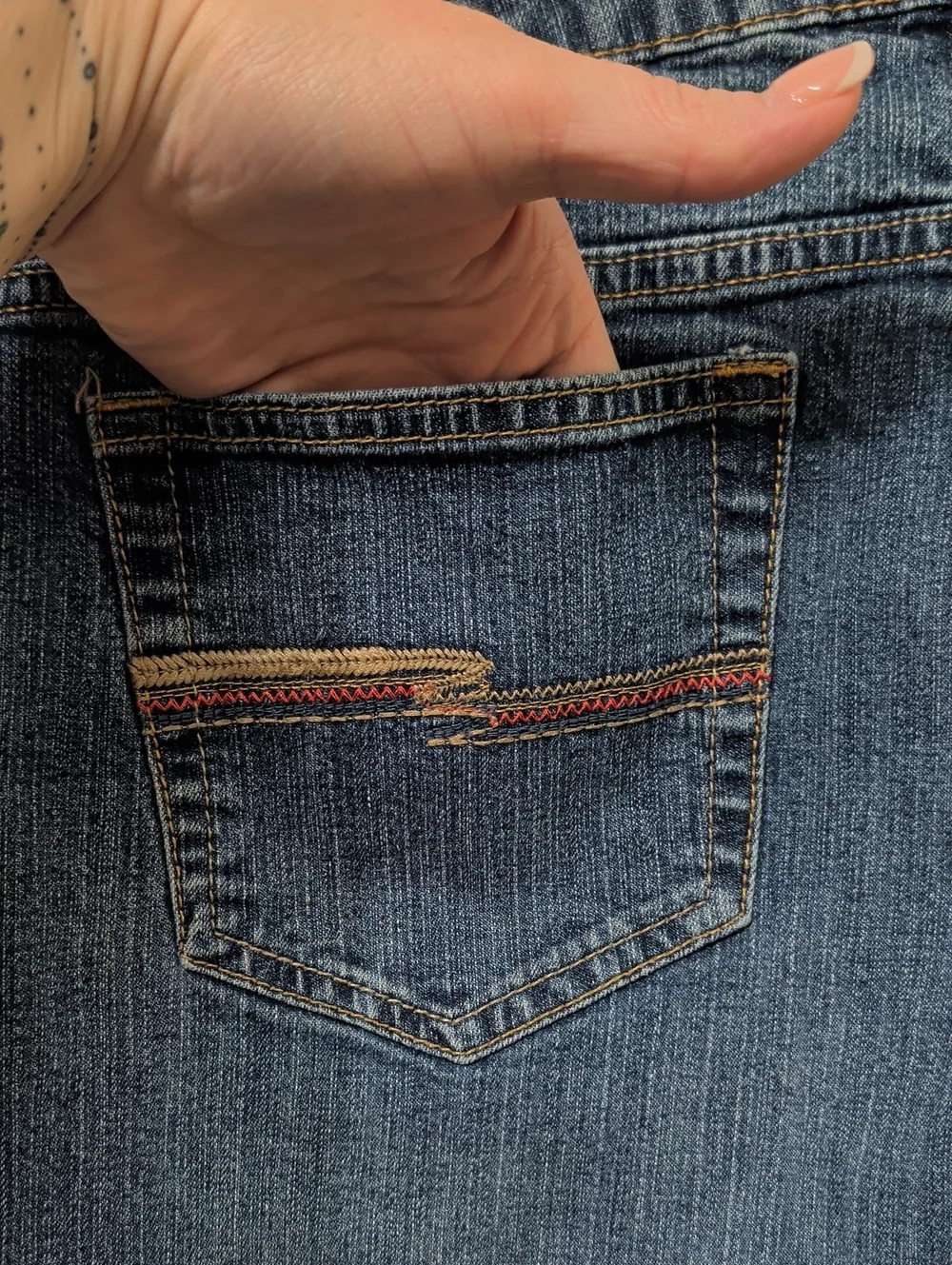 ​Arizona Jean Co Cuffed Denim Stretch Shorts Size XXL (19)